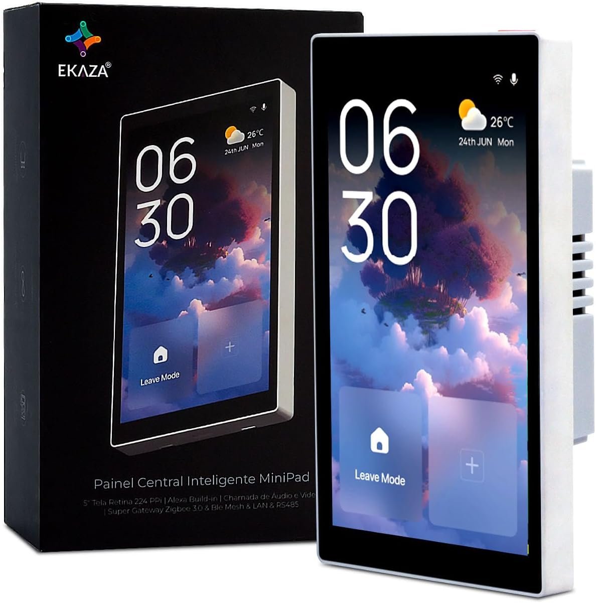 Central de Controle Touch MaxPad Ekaza